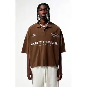 Pacsun Men's Art Haus Boxy Polo Shirt