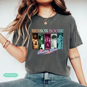 Comfort Colors® Benson Mr Electric Blue Youth Kids T- Shirt, Moonbeam Ice Cream, Benson Boone Tour 2025 Youtsh Shirt, Gift For Fan
