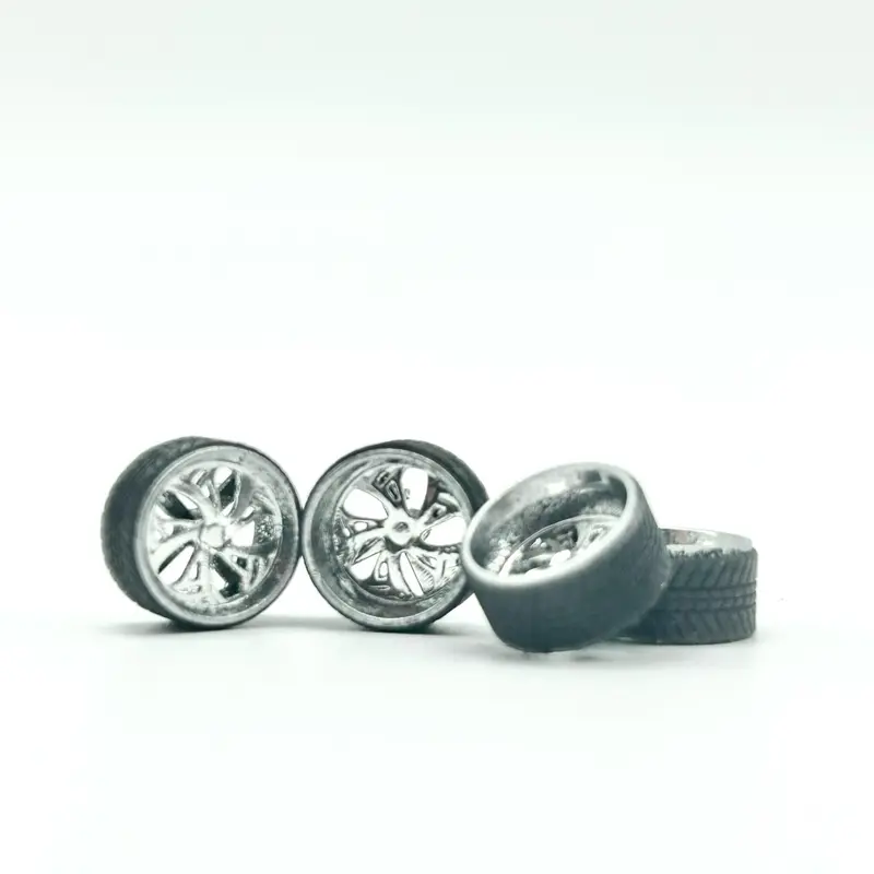 12mm Chrome Staggered Corleone Farina Rep Wheels
