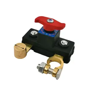 Battery Disconnect Switch 12 Volt 24 Volt, High Conductivity Battery Cut Off Switch, Pure Copper Manual Rotary Battery Shut Off Switch for Car Truck RV Boat Power Control