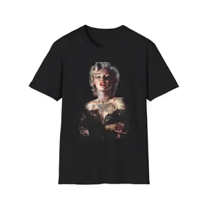 Marilyn Monroe Tattoo T-Shirt, Vintage Tattoo Tee, Retro Graphic Shirt, Unisex Clothing, Classic Hollywood Fashion