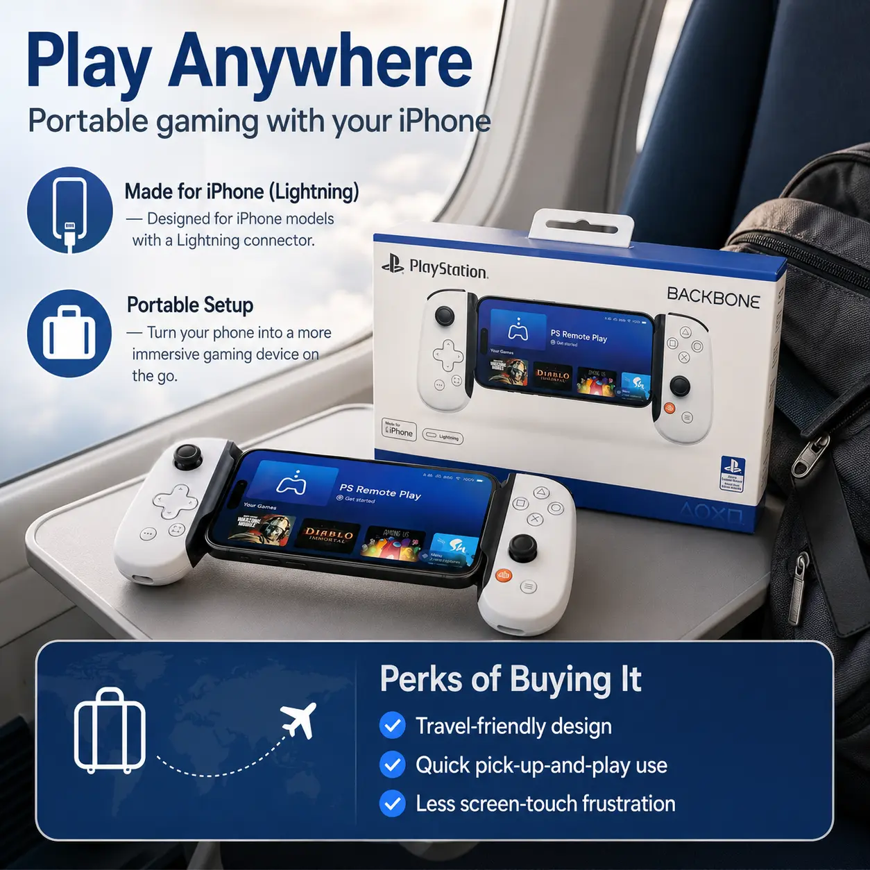 Backbone One PlayStation Edition 2nd Gen – iPhone Lightning Controller