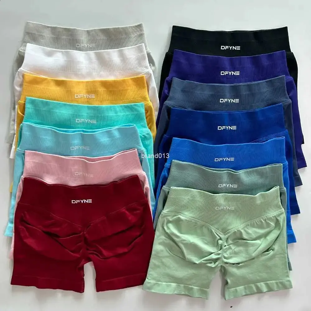 （Free shipping）Dfyne Impact Short 4.5" Women's Seamless Gym Short for Medium Support, Best Gym Short, Various Colors