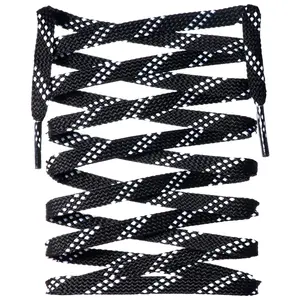 Flat Two-Tone Polyester Shoelaces