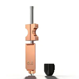 Integrated AD5X Nozzle Compatible with Flashforge Adventurer 5X (0.8mm, Sizes 0.25/0.4/0.6/0.8mm ), Quick-Detachable High Flow Design, -Spec Accessories, Extra  Sock
