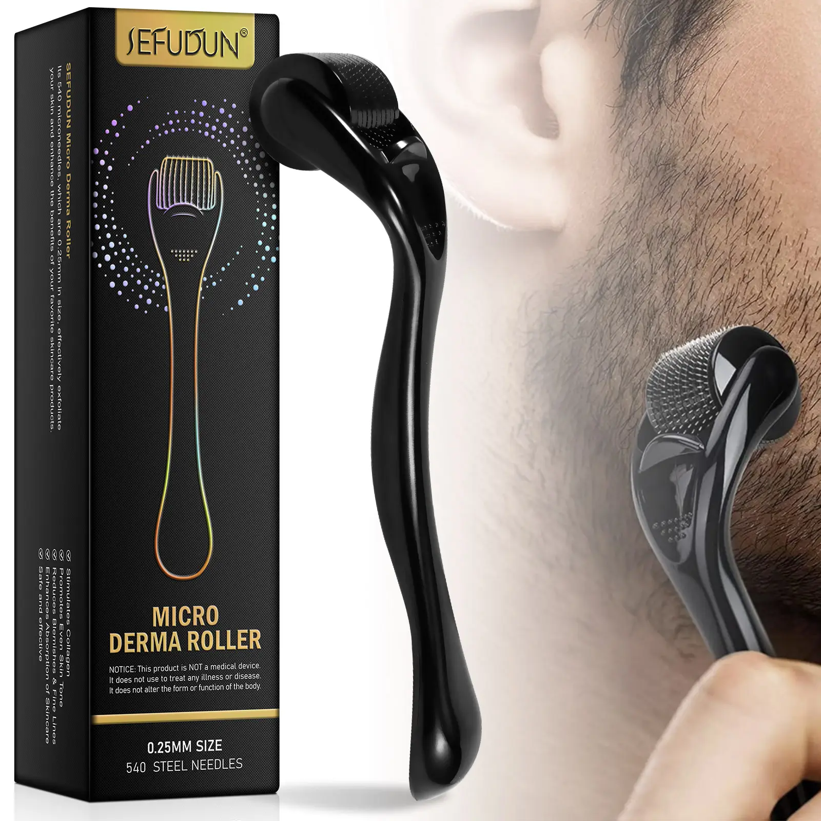 [NEW]Microneedle Roller & Minoxidil Spray Kit - Hair Growth Treatment Set for Thicker Hair, Professional Scalp Care with Derma Roller, Regrowth Essentials Rosemary Biotin Root Enhancer Strengthening Hair