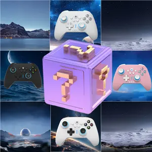 YUYIU PC & Switch Controller Madness Mystery Box Dawn Series Wireless – RGB Lights, Hall Rocker, Vibration, Programmable Buttons – 3 Modes, Plug & Play – for Gamers – Random Color Surprise Inside! Console Portable