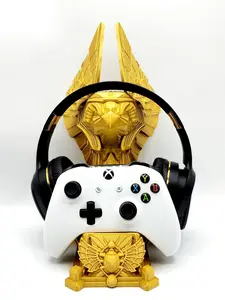 Horus Gaming Stand – Ancient Egyptian Controller & Headset Holder | 3D Printed