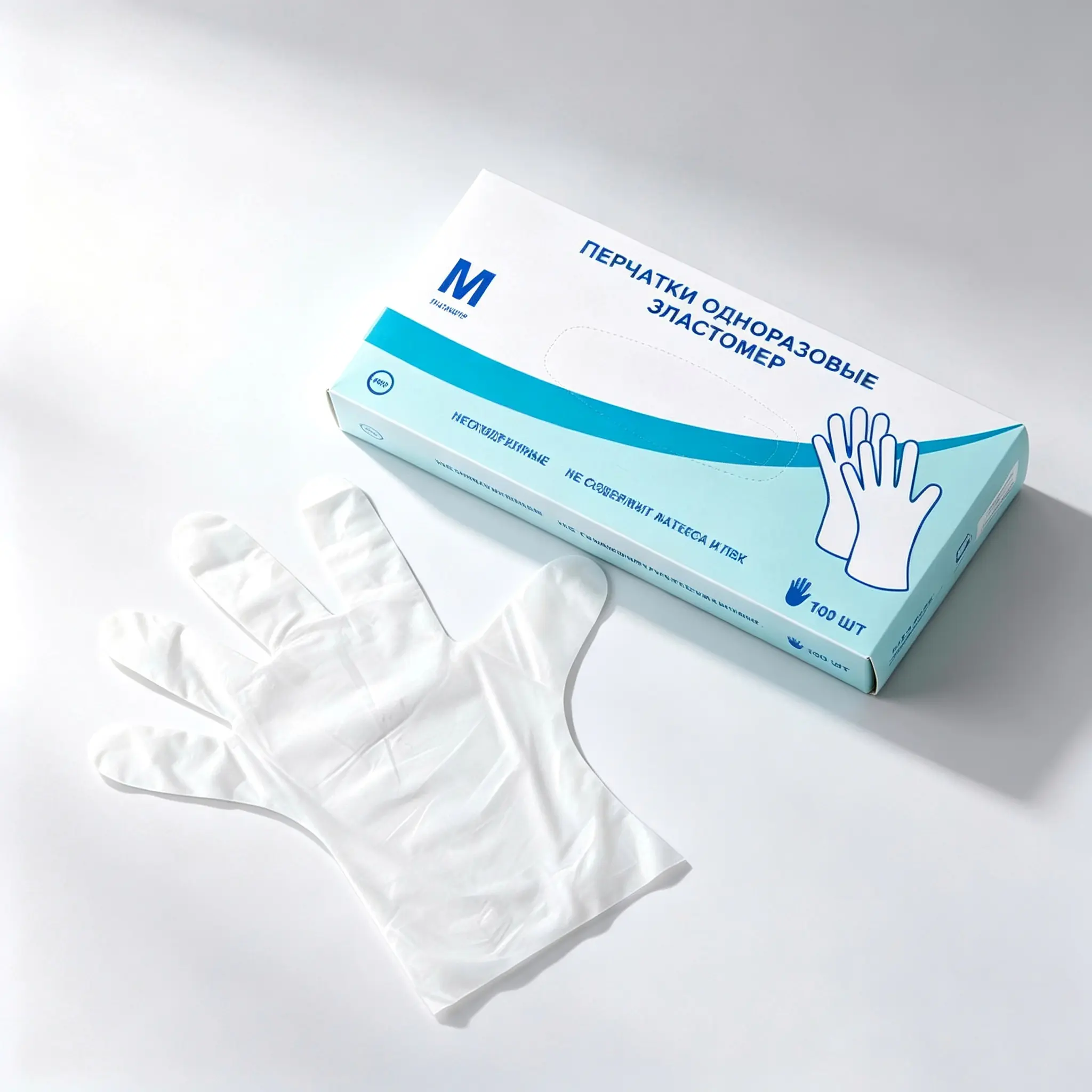 200 Pieces Sturdy Disposable Plastic Gloves, Comfortable Fit for Food Preparation, Kitchen Cooking, Hairdressing and Daily Personal Protection