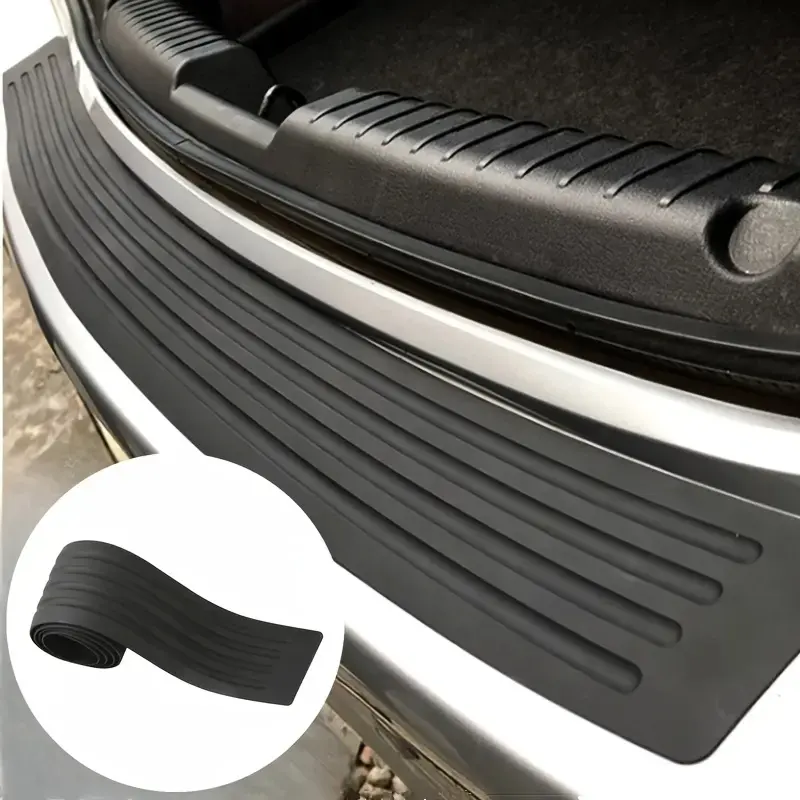 Universal Car Trunk Sill Rubber Protector Strip - Anti-Slip Grip Scratch Guard, Easy Installation, Precise Fit & Coverage for Vehicles