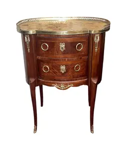 19th Century French Ormolu Mounted and Marble Bedside Commode