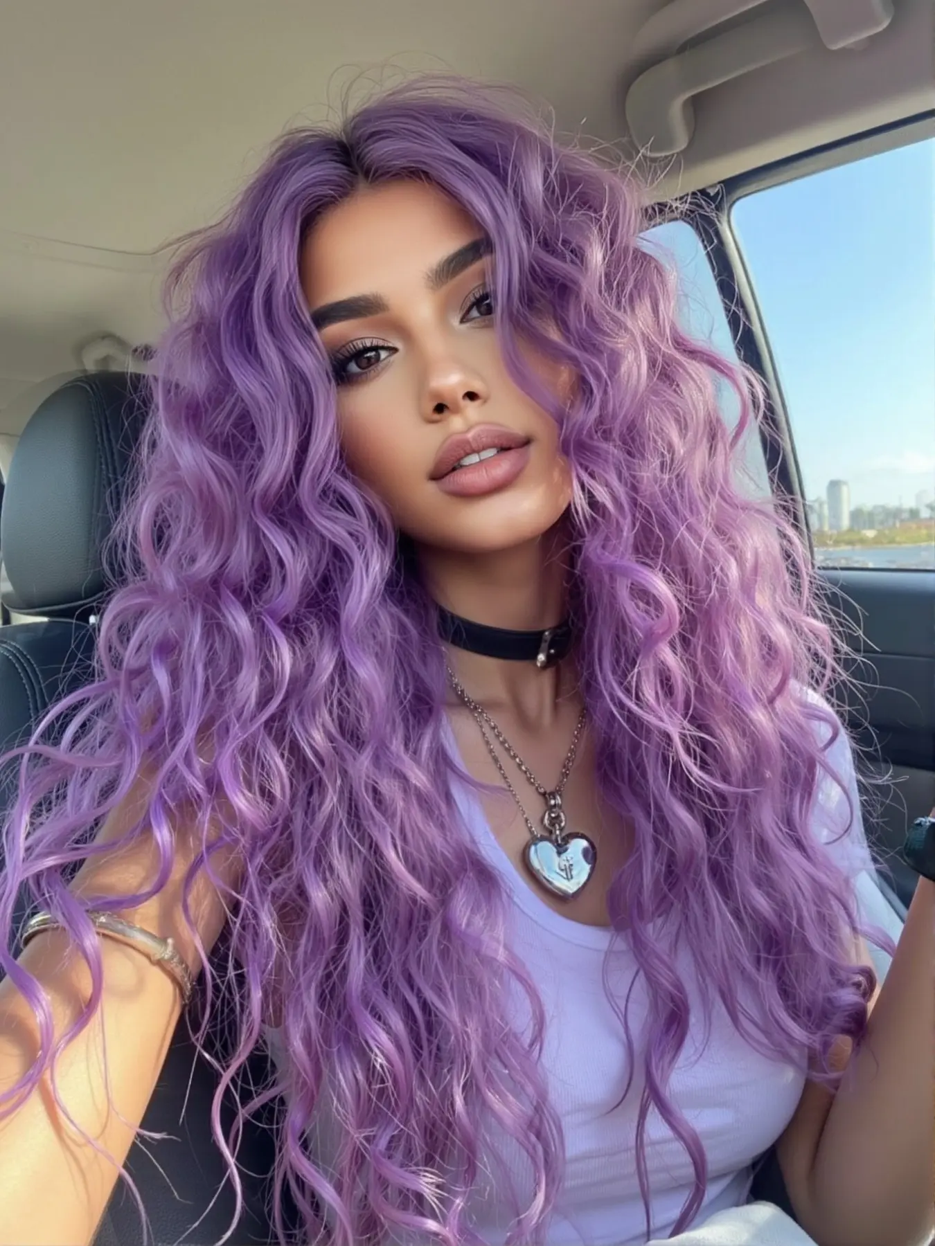 Halloween Wig Synthetic Curly Wigs Party Wigs Fun Wigs 26 Inch Curly Long Hair for Women, Perfect for Theme Parties Cosplay Halloween Concerts Weddings Dates