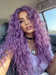 Halloween Wig Synthetic Curly Wigs 26 Inch Curly Long Hair for Women, Perfect for Theme Parties Cosplay Halloween Concerts Weddings Dates