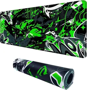 XXL Mouse Pad Extended Gaming Mouse Pad Large Desk Mat 31.06" x 11.8" Keyboard Laptop Computer Green Mousepad for Home Office Gaming Work