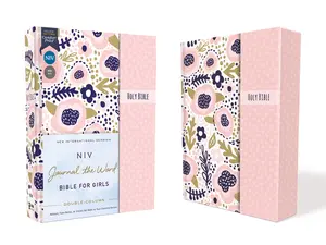 NIV, Journal the Word Bible for Girls, Double-Column, Magnetic Closure, Red Letter, Comfort Print: Reflect, Take Notes, or Create Art Next to Your Favorite Verses