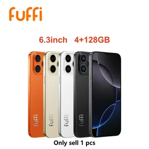 Fuffi M17 Pro 4g Metal Touchscreen Smartphone, 6.3 Inch HD Screen, 4GB RAM 128GB ROM, 16mp Camera, Octa-Core Processor, Dual Sim, 3300mah Battery, Android Os, Android Mobile Phones, Android Cell Phone
