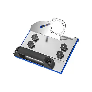 Tile chamfer tool with base, 45° tile chamfer cutting stand compatible with Type 100 angle grinders, grinder stand for cutting ceramic and stone #Global Selection