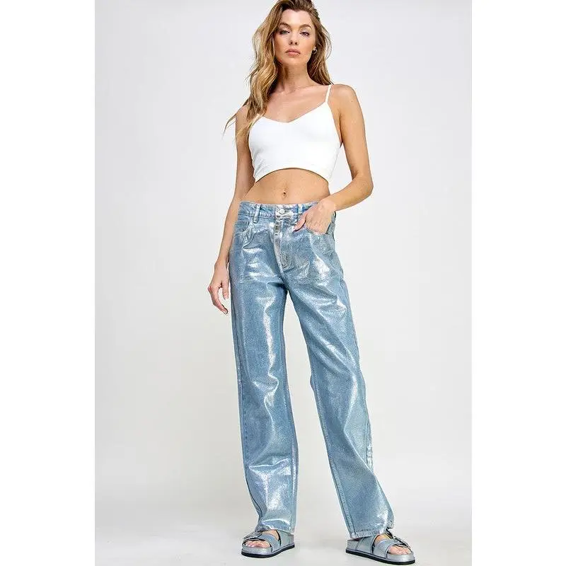 B Silver jeans