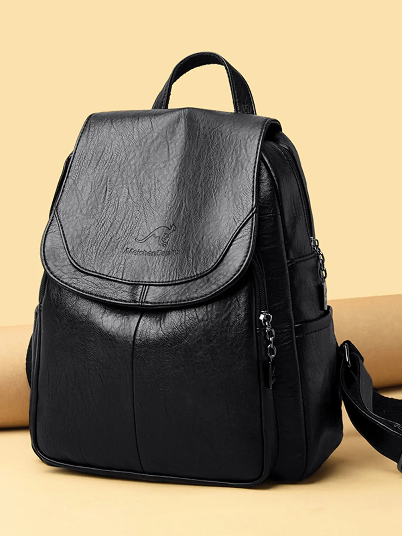 Stylish Casual Multi-Compartment Women's Backpack Portable Lightweight Backpack Lightweight, Durable, Minimalist & Unique Retro-Inspired Casual Backpack Business Travel Backpack Traveler Essentials Backpack