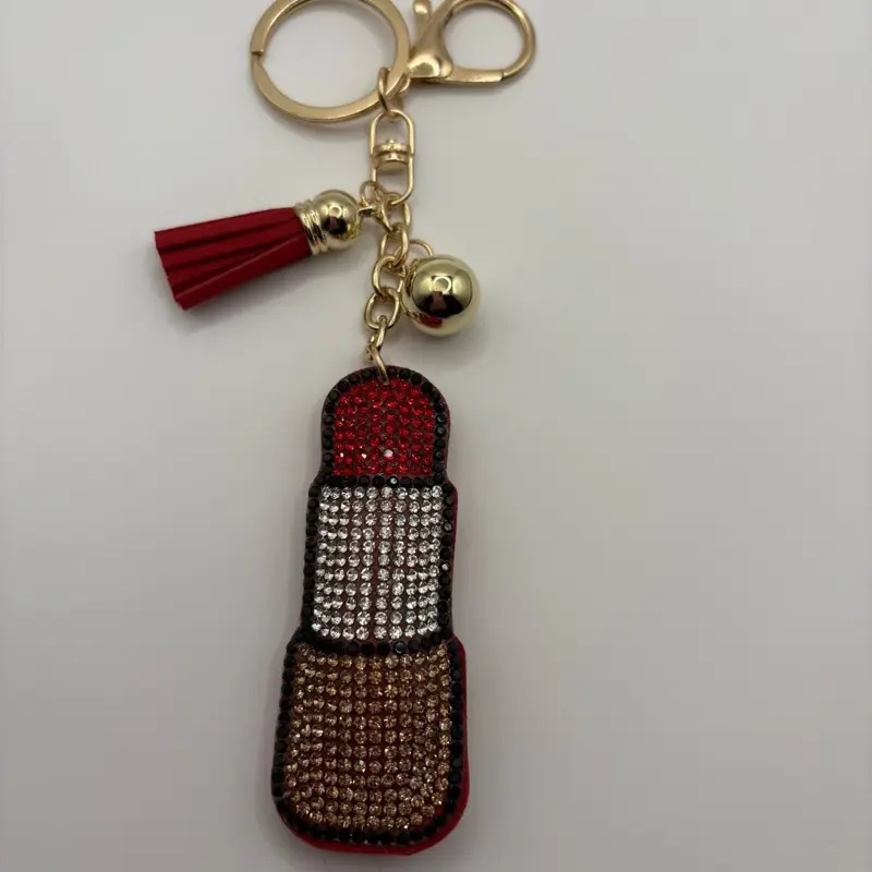 Lippie Rhinestone Keychain/bag charm