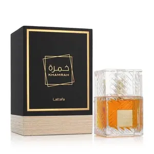 khamrah Lattafa Perfume for Unisex Eau de Parfum 3.4 Oz. Spray Fragrance Scented Aroma Bergamot khamrah lataffa Cosmetic Cologne Unisex Unisex