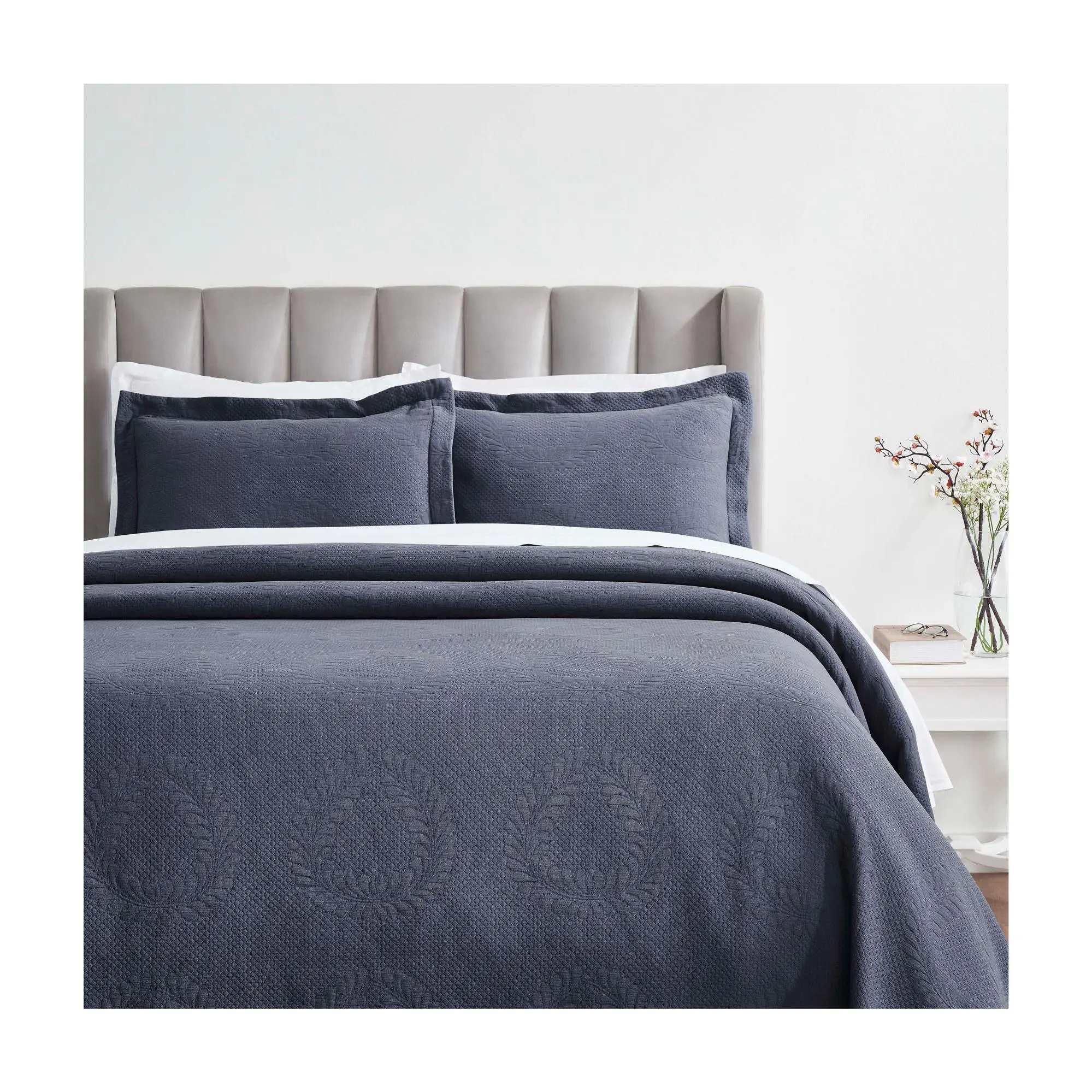 Superior Peploi Cotton Bedspread and Sham Set,King