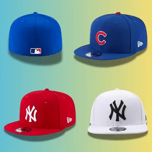 MLB New Era Snapback Baseball Cap NY Yankees LA Dodgers Braves White Sox Adjustable Hat Unisex Flat Brim Premium Streetwear Fashion Urban Hip Hop Casual Outdoor Summer Outfit Viral USA Trendy Headwear 2026