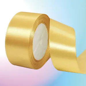 4cm/1.57 Inch Satin Ribbon Roll, 25 Yards for Christmas Gift Wrapping, Gift Packaging, Bow Making, Flower Arrangements, Party Decorations