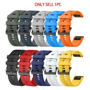 OFNRBRF Adjustable Silicone Watch Band Compatible with Garmin Fenix 8 Pro 51mm, Quatix 8 51mm, Tactix 8 Amoled, Fenix 7x Pro, 6x Pro, 7pro watch band, Smart Watch Accessories