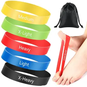 5pcs Toe Resistance Bands, Big Toe Spacers, Finger Stretchers, Yoga Pull Bands for Men and Women, Foot Thumb Exercises