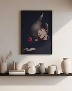 Bieberchella 2026 Poster - Aesthetic JB Wall Art, Modern Nostalgic Belieber Print, Minimalist Pop Music Concert Decor