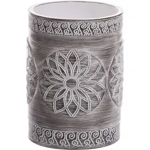 Kitchen Utensil Holder for Countertop, Grey Sunflower - Utensil Caddy countertop utensil holder Utensil Crocks for kitchen Cooking Utensil Holder Kitchen Utensils Holder Spatula Holder