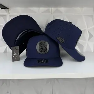 Mexico plate SnapBack hat-navy blue