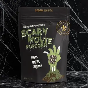 Graveyard Black Halloween Popcorn