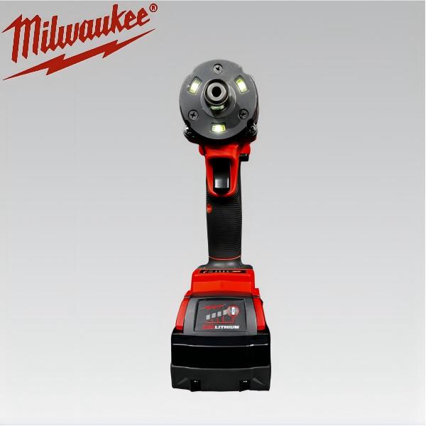 Milwaukee M18 1/2" Compact Impact Wrench, 300 Nm Max Torque, 0-2,500 RPM / 0-3,200 IPM, 4-Mode Drive Control, For Automotive Repair and Mechanical Fastening, Cordless Power Tool