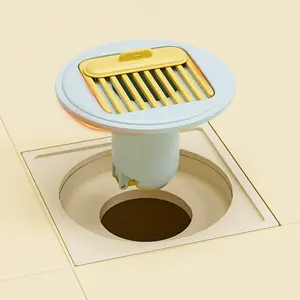 Anti-Odor Floor Drain Filter Universal Bathroom Inner Core Hair Drain Anti-Backflow Odor Seal Cover