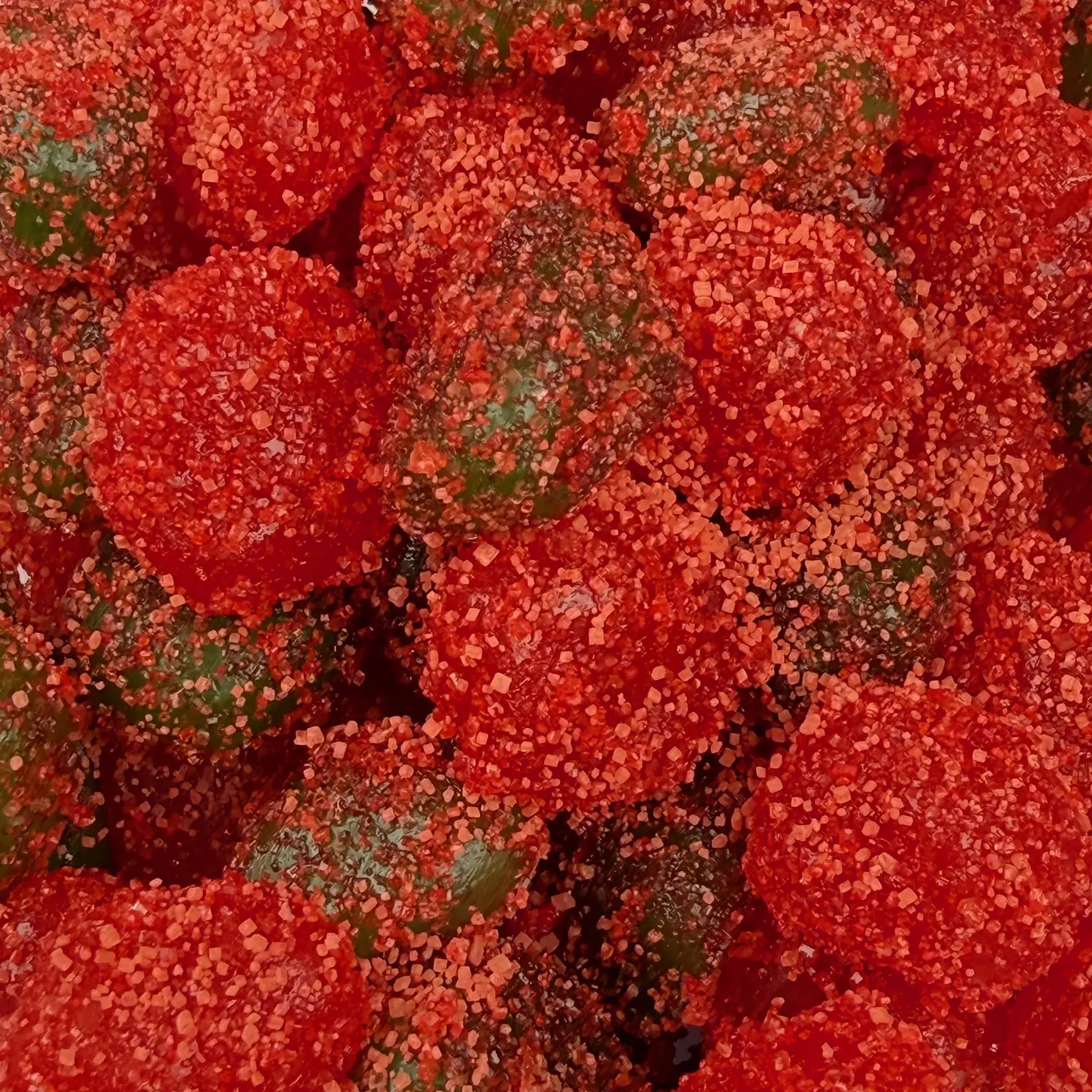 Cherry Gusherz Gummy Candy, Sweet-Sour Snack with Jelly Fruity Center