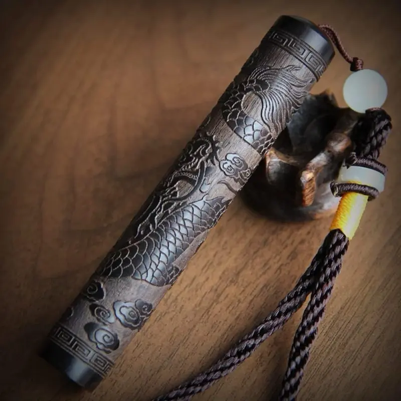 Windproof Flameless Electronic Tungsten Wire Mini Portable Creative Lighter USB Rechargeable Dragon Pattern
