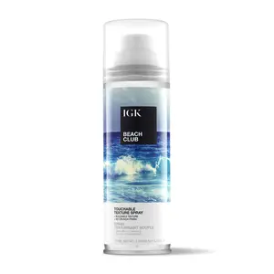 IGK BEACH CLUB Touchable Texture Spray | Hold + Volume + Lightweight | Vegan + Cruelty Free | Haircare, Salt-Free Formula, Long Lasting | 177ml | 5 oz