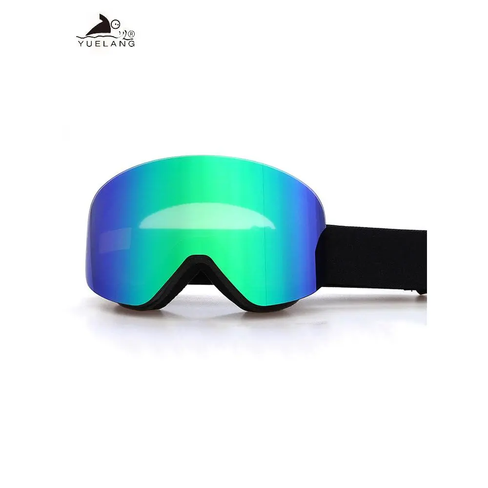 Magnetic Ski Goggles Column Ski Glasses Anti-fog Large Frame HD Ski Goggles Snowmobile Skiing Skating