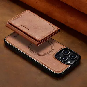 Phone Case - Iphone Detachable Wallet Case - Dual Function Protective Faux Leather Magnetic Foldable Pouch - Works with Models 17 16, 15, 14, 13, 12, 11 Pro Max, X, XS, XR, 8, 7 Plus Cover Accessories