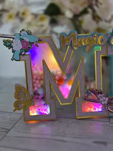 Personalized 3D Light-Up Letters – Custom Party Décor