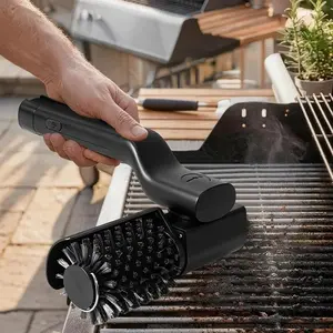 Memorial Day Grill Brush, Cordless Rechargeable Stainless Steel Bristles, Adjustable Angle, Ideal for Rust, Grills, Dirt, Paint Removal, Gift