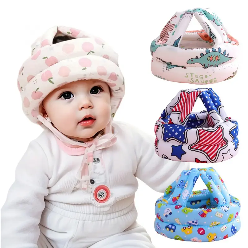 Baby Head Protector Adjustable Protective Cap Baby Walking, Running, Crawling Safety Helmet Infants 6-12 Months 1-2 Years Old