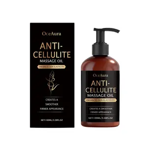 OCEAURA Anti-Cellulite Massage Oil Eucalyptus Soothing Repair Hydrating Recovery Oil Vitamin E Moisturizing Hydrating Firming Body Care Massage Oil Moisturizer