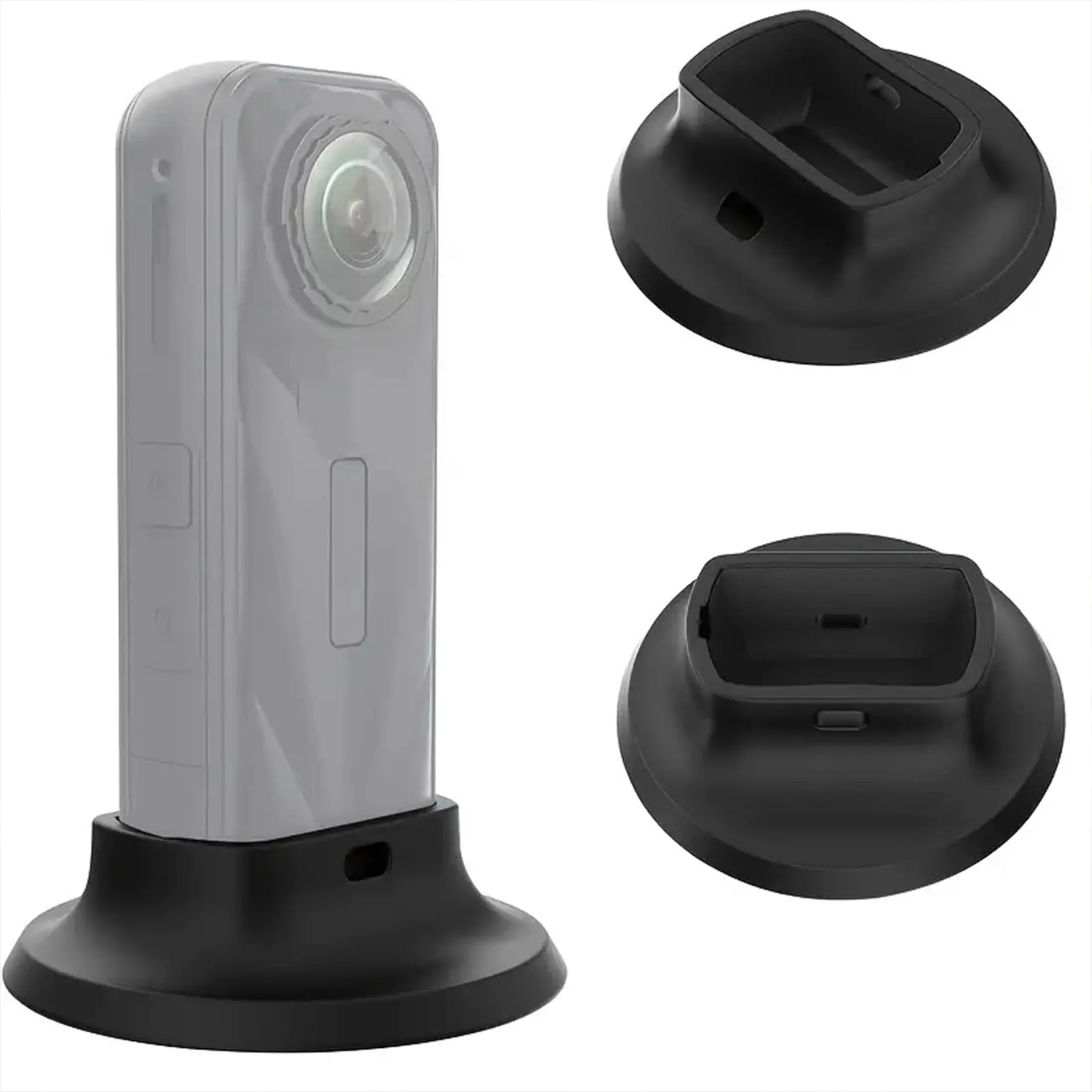 Insta360 X5 Camera Mount Stand Base, Silicone Anti-Slip Desktop Holder, Camera Accessories for Photography, Sport Camera Accessories, Stable & Durable Design