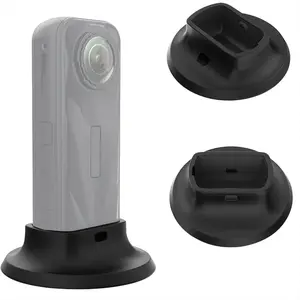 Insta360 X5 Camera Mount Stand Base, Silicone Anti-Slip Desktop Holder, Sport Camera Accessories, Stable & Durable Design
