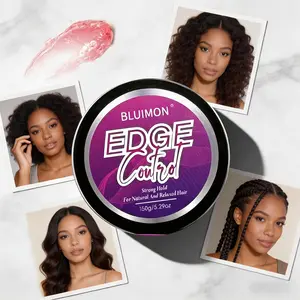 Strong Hold Edge Control Gel - No Flaking, No White Residue, Non-Greasy & Moisturizing for Sleek Laid Edges, Braids & Natural Hair #Summervibes
