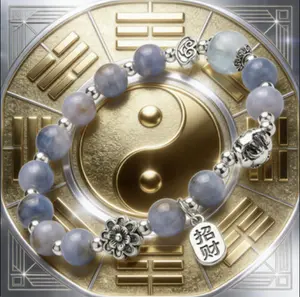 Chinese Five Elements Beaded Bracelet Set | Wood Fire Earth Metal Water Balance Energy Jewelry Ceramic bracelet