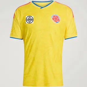 Personalized Colombia Soccer Jersey Full Set World Cup 2026, Custom Name Number Logo National Soccer Jersey J